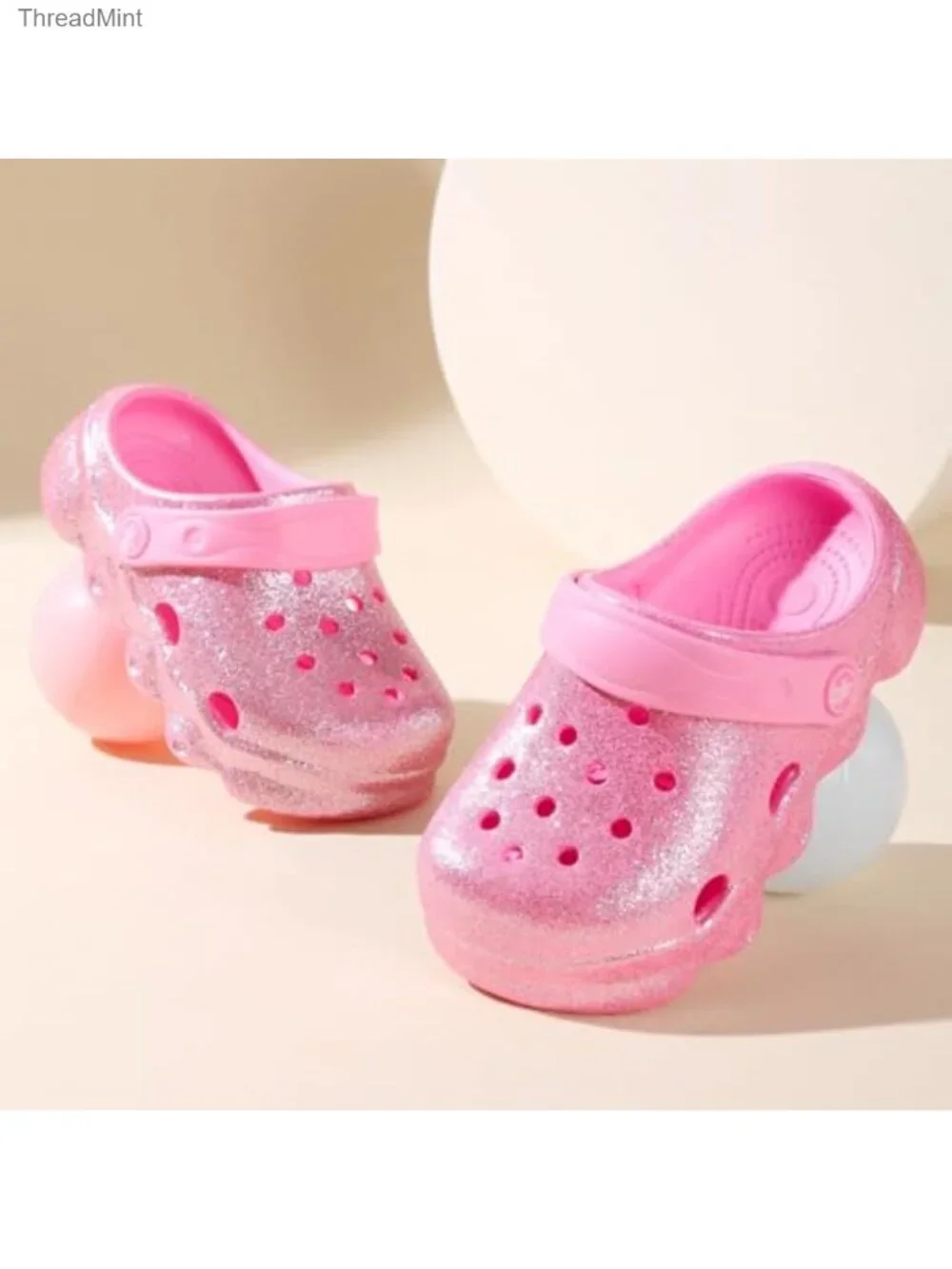 Toddler Girls Lightweight EVA Clog Sandals Adjustable Strap Non-Slip Garden